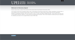 Desktop Screenshot of discoveryspace.upei.ca