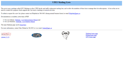 Desktop Screenshot of lists.upei.ca